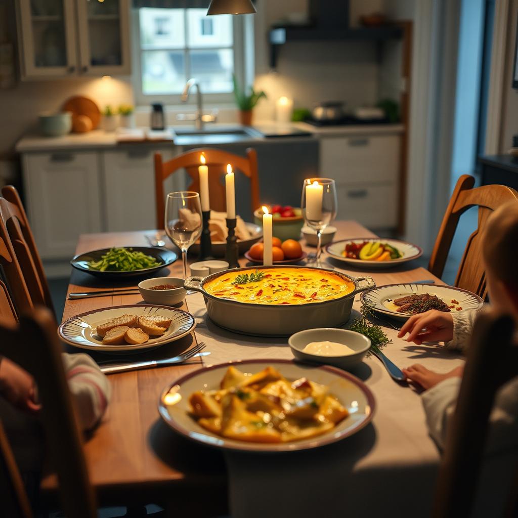 repas en famille