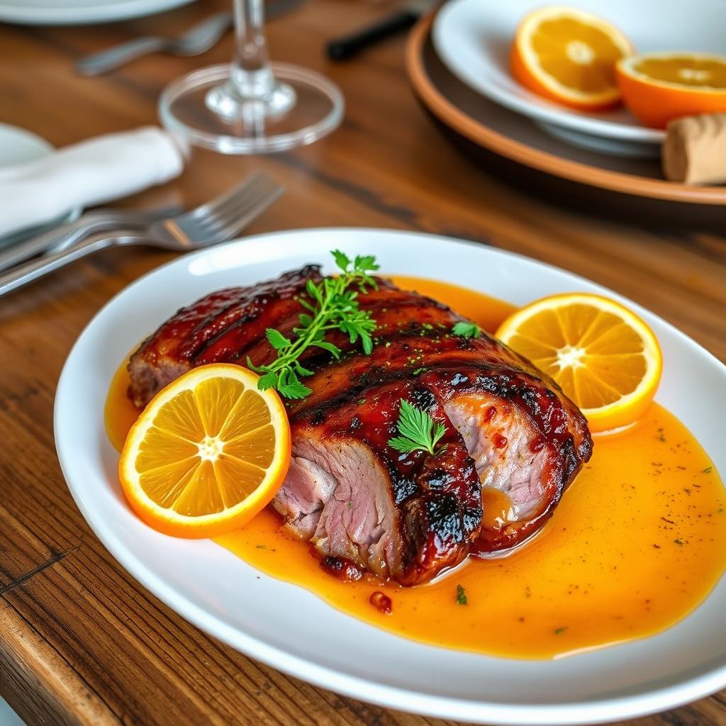 sauce à l'orange pour magret de canard