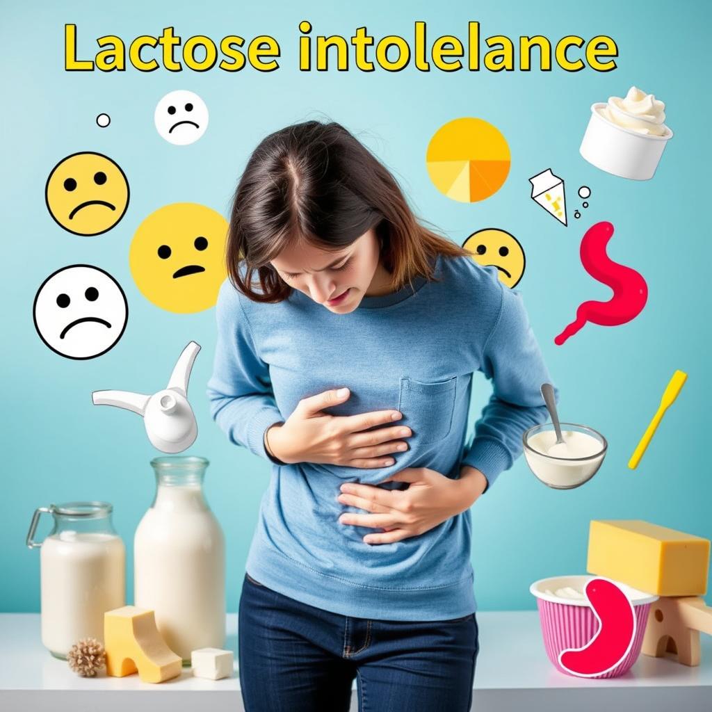 symptômes de l'intolérance au lactose