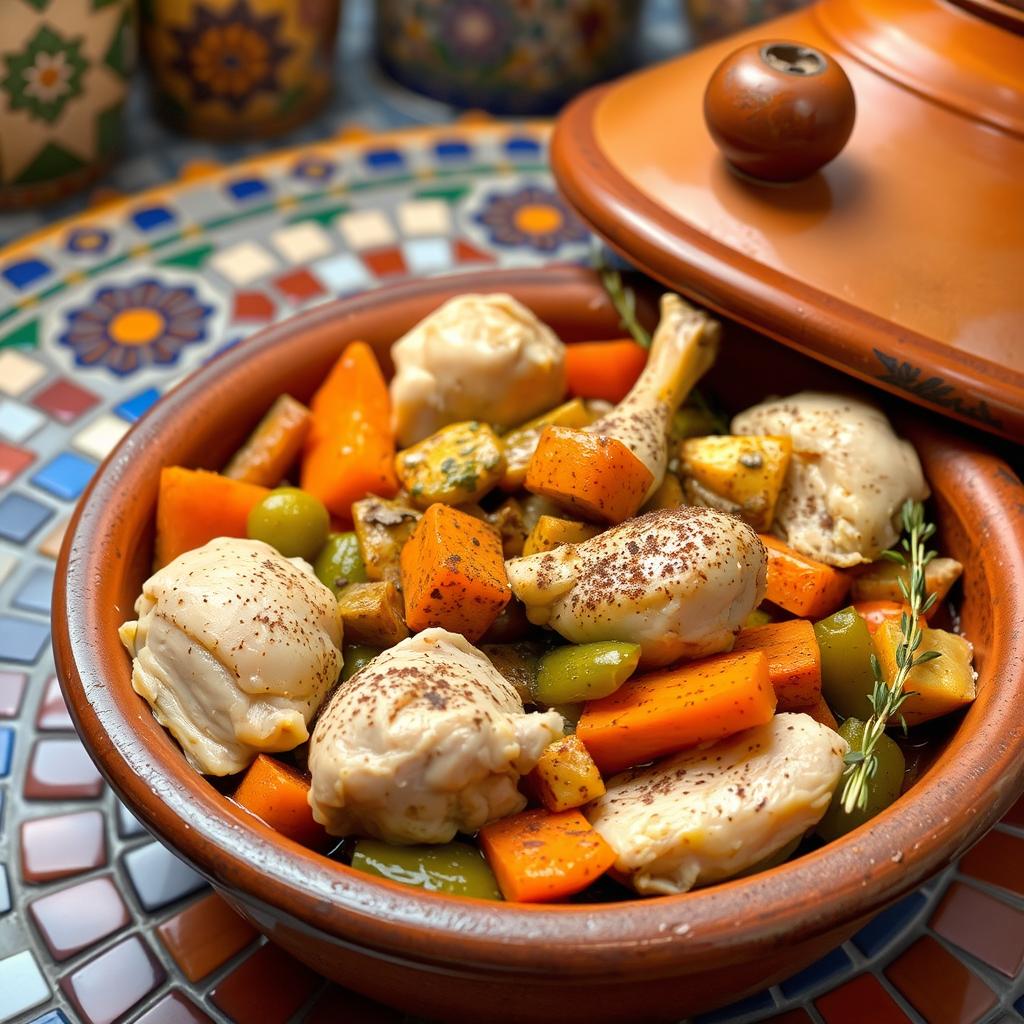 tajine marocain de poulet