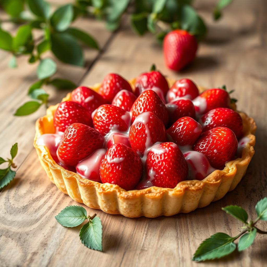 tarte aux fraises