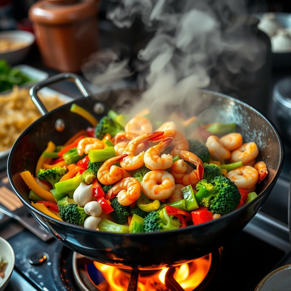 techniques de cuisson au wok