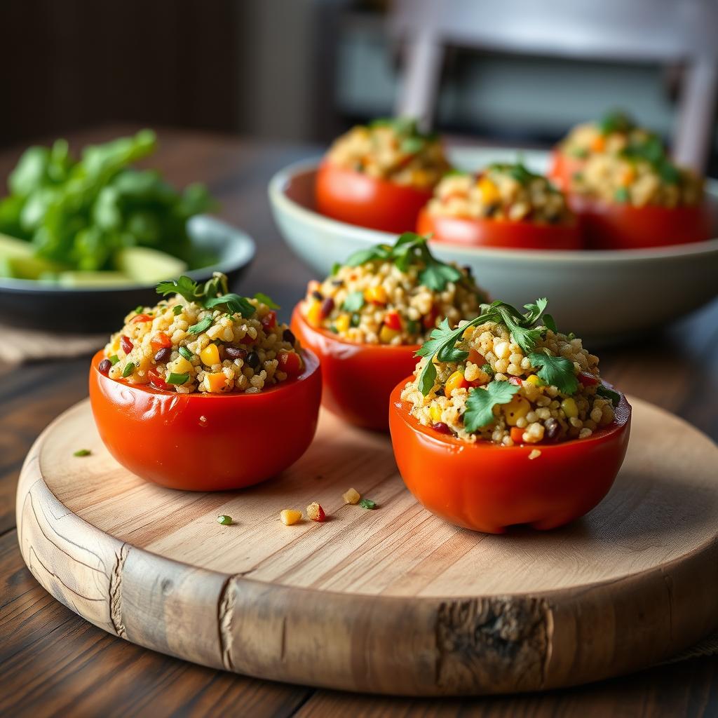 tomates farcies quinoa