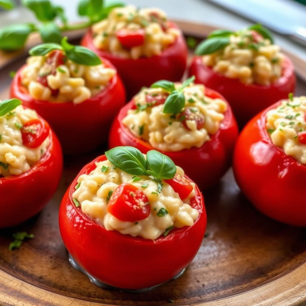 tomates farcies risotto