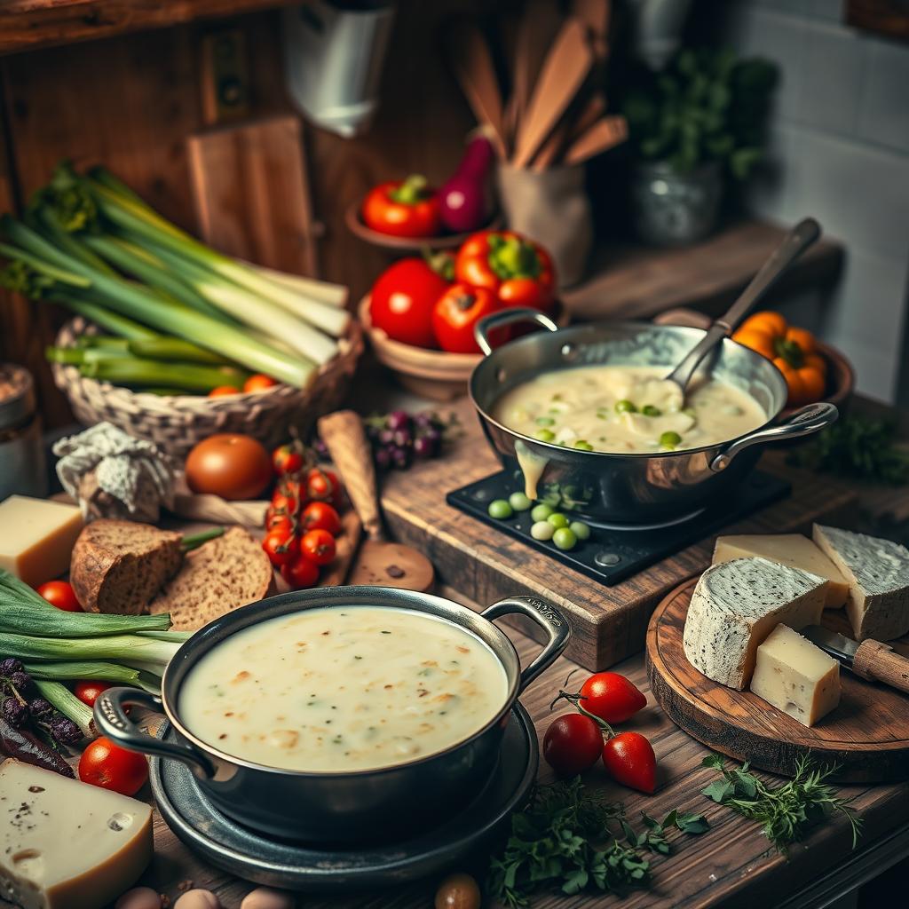 utilisation fondue de poireaux