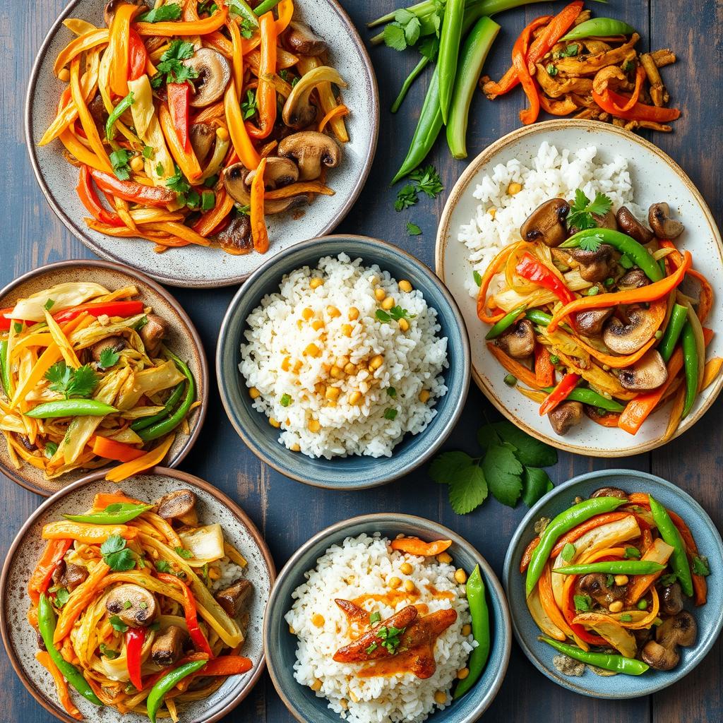 variantes de recette avec légumes végétariens