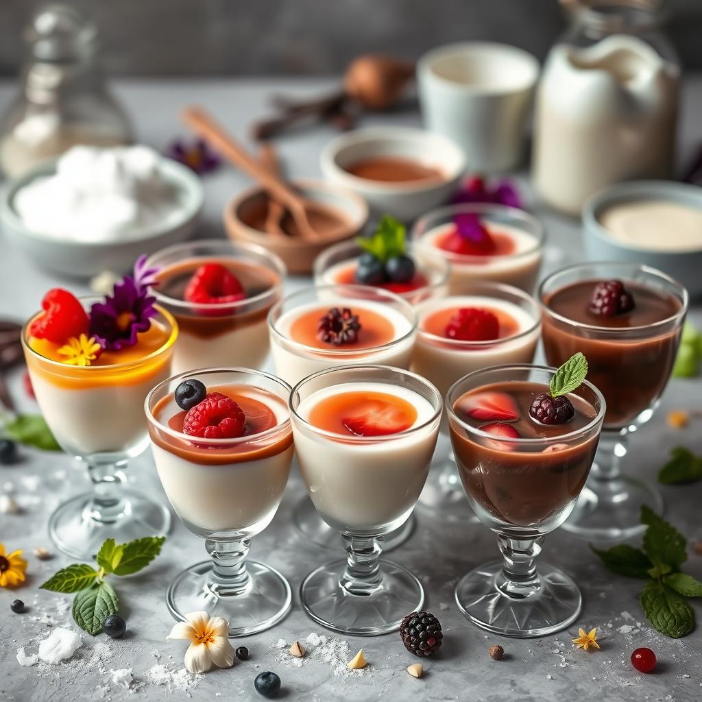 variantes panna cotta