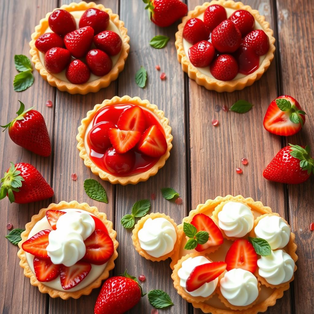 variantes tarte aux fraises