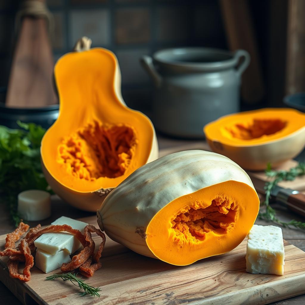 Courge butternut en cuisine