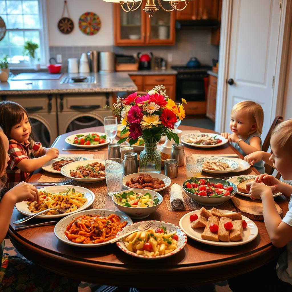 dîner de famille rapide