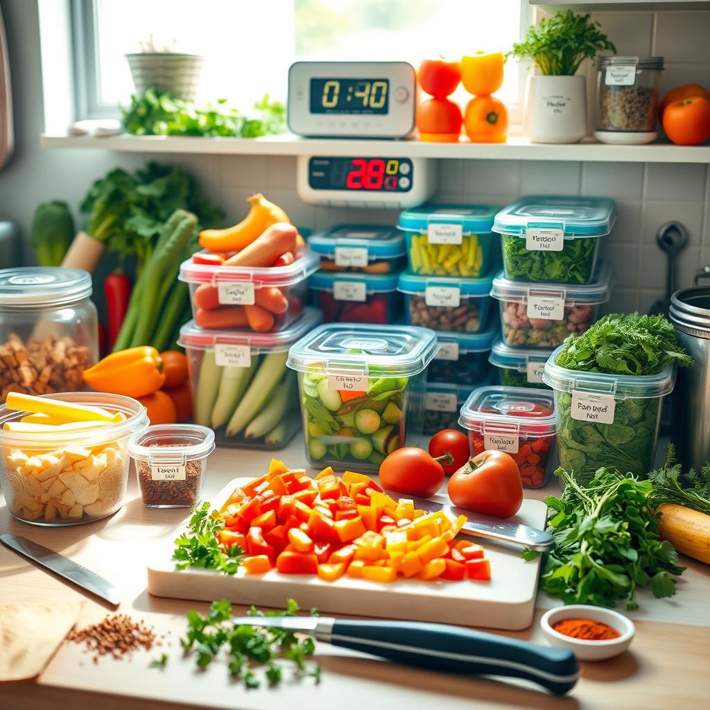 gagner du temps en cuisine avec des préparations à l'avance