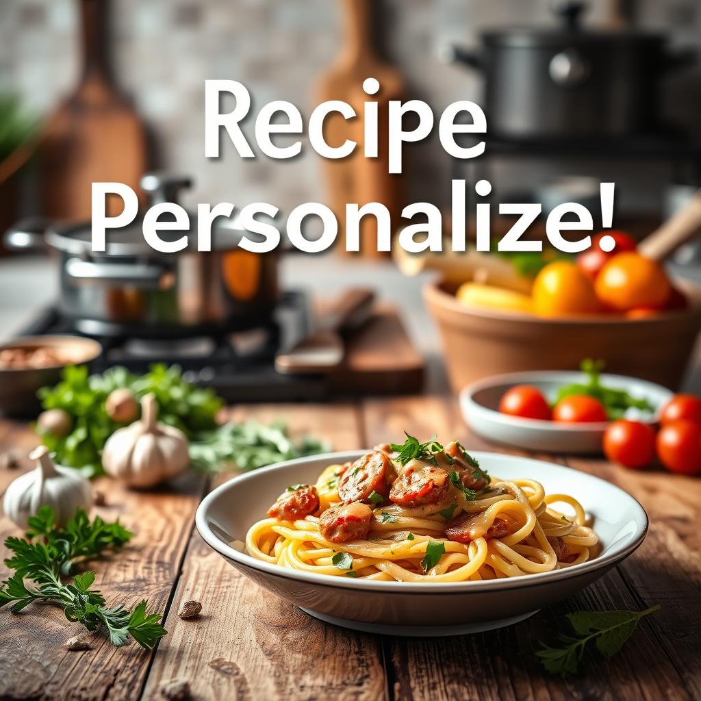 personnalisation recettes