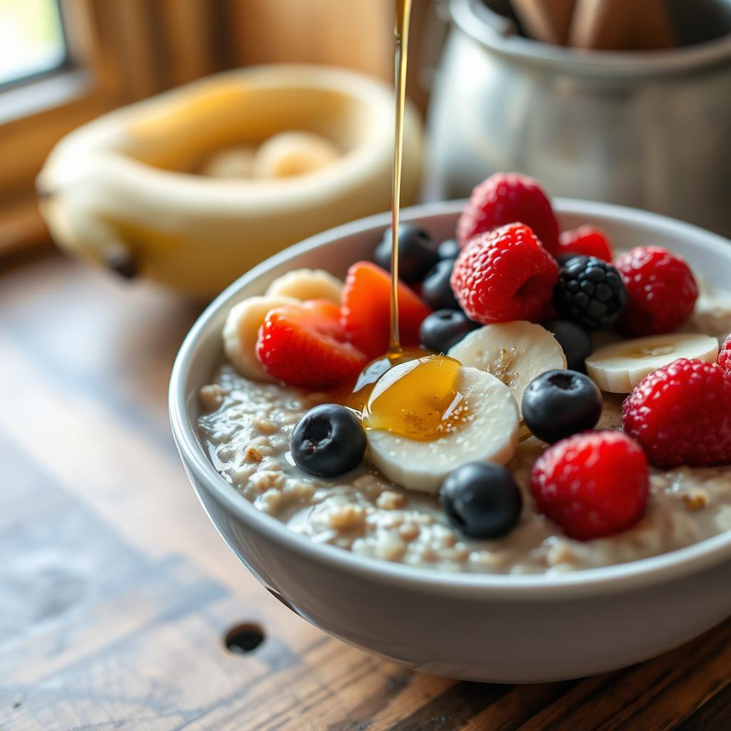 porridge aux flocons d'avoine