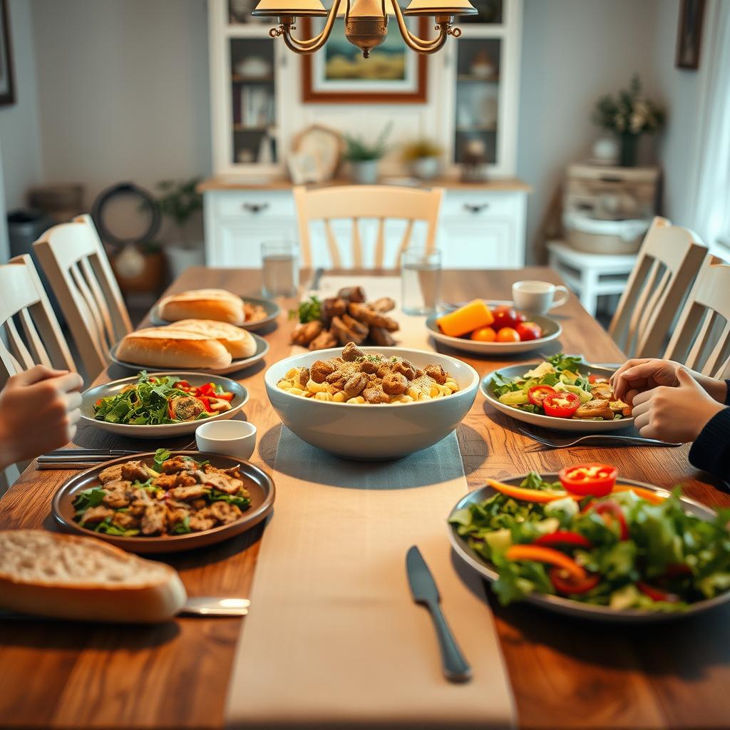 repas en famille