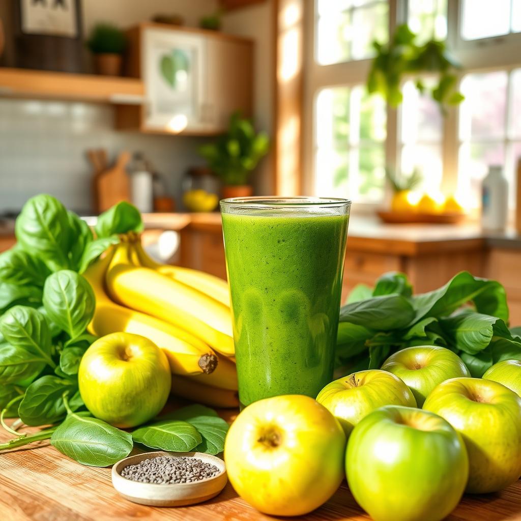 smoothie vert énergisant