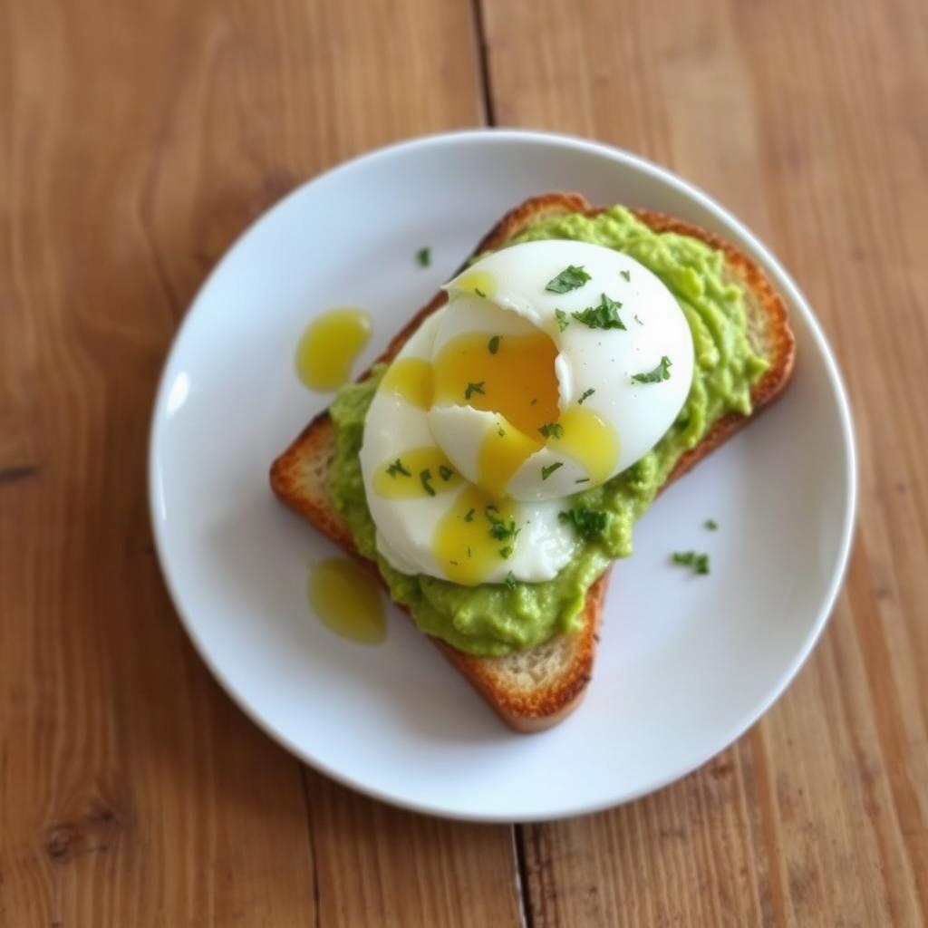 toast avocat œufs pochés