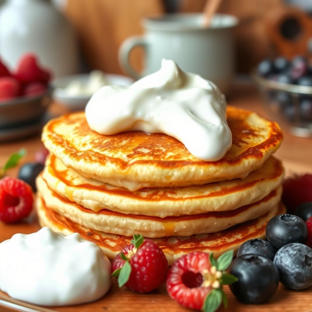 Pancakes au Yaourt