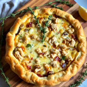 Quiche au thon sans pâte