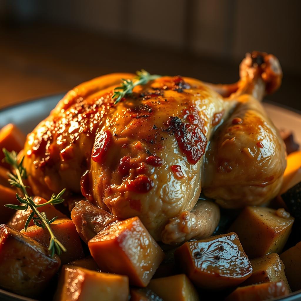 poulet braisé au verjus