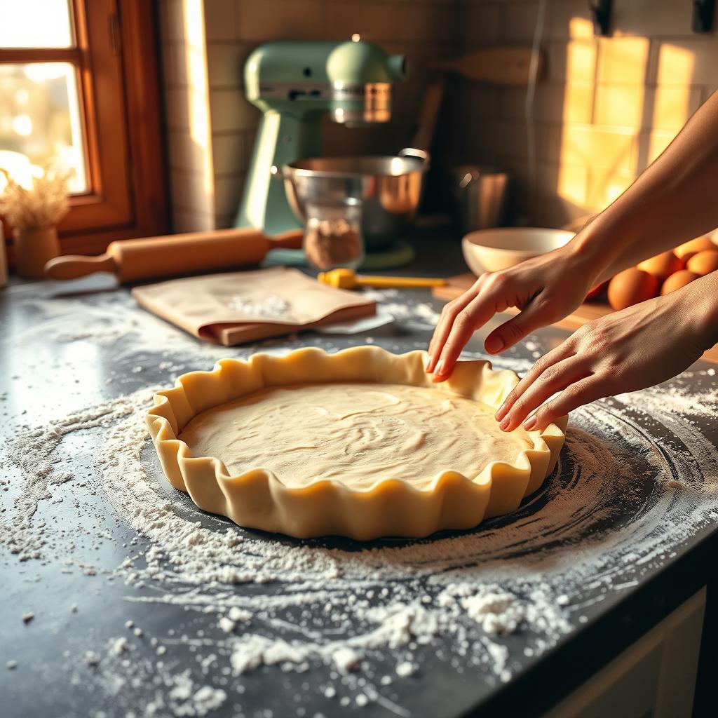 préparer pâte à tarte