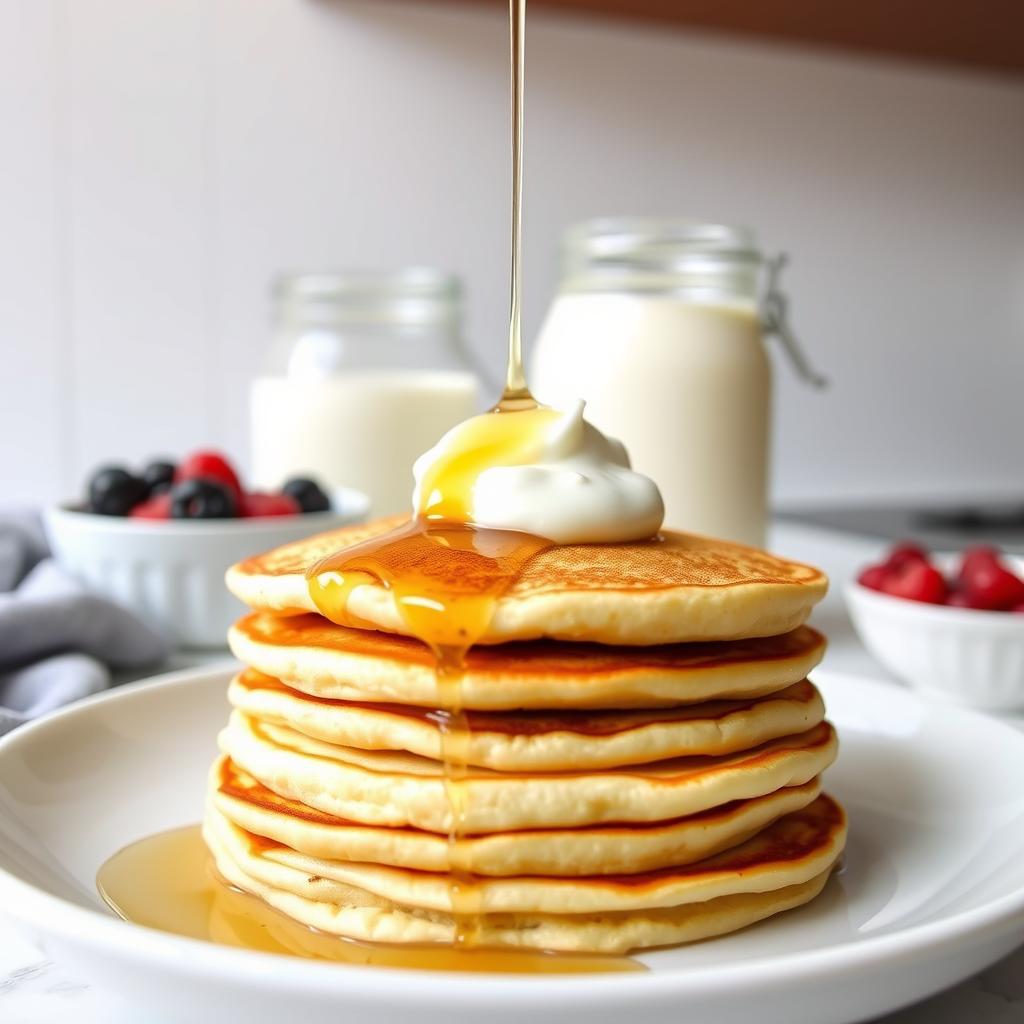 recette facile pancakes au yaourt