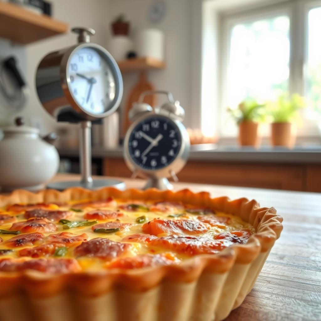 température cuisson quiche